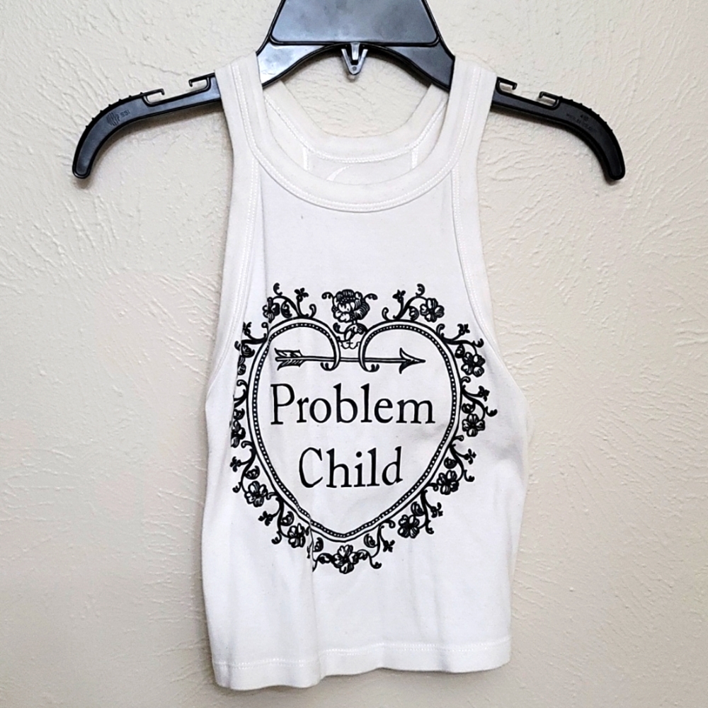 Womens Sm Moon cult graphic halter crop top